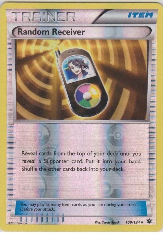 Random Receiver - 109/124 - Uncommon - Reverse Holo